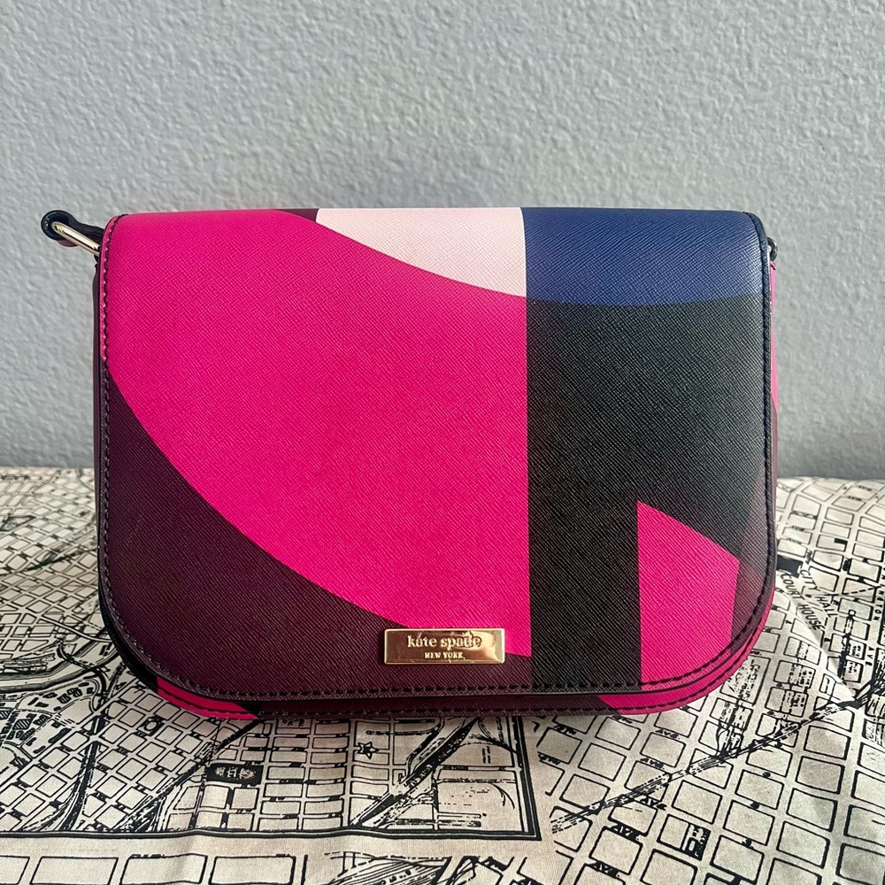 Kate Spade Multi- colored Color-block Crossbody